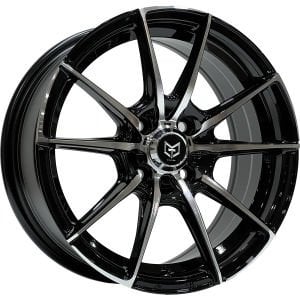 TORK-3367 6.5 X 15 İNÇ 4X100 ET35 73.1 BLACK MACHINED ÇELİK JANT