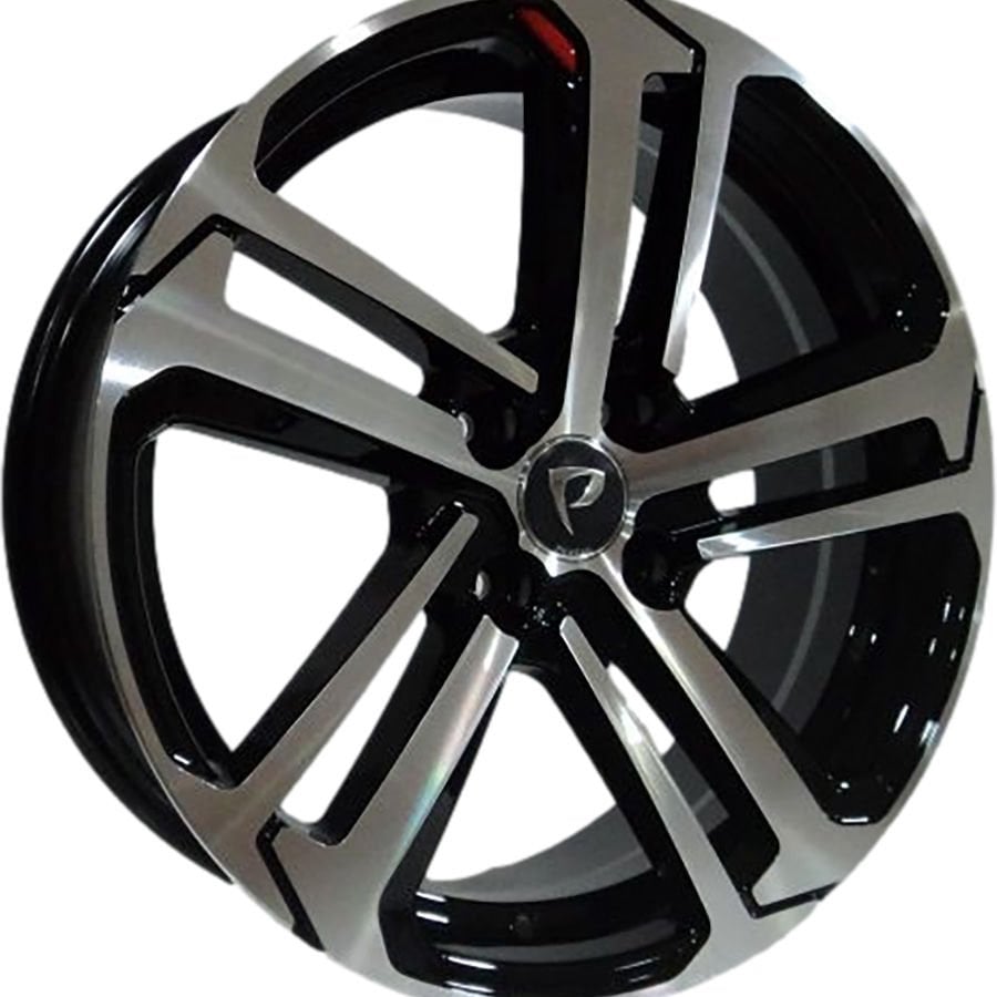 BK 5447 6.5X16 inç 4X108 ET20 65.1 BLACK MACHINED XL