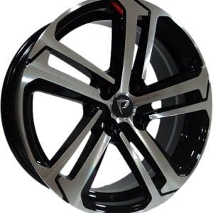 BK 5447 6.5X16 inç 4X108 ET20 65.1 BLACK MACHINED XL