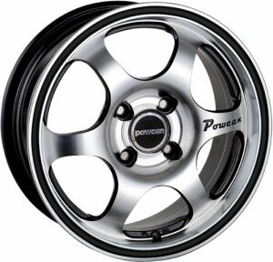 Powcan BK 150 6.5x15inç 4x108 BLACK MACHINED BLACK