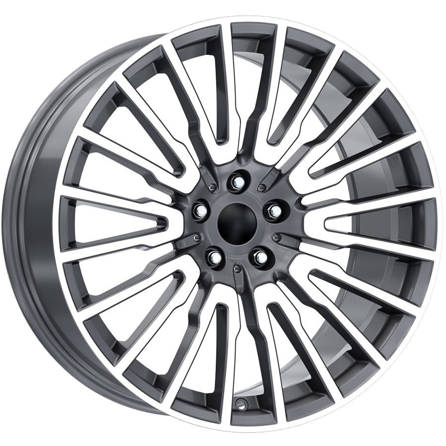 DY 1050 9.5X20 inç 5X112 ET38 66.6 GUN MACHINED XL ÇELİK JANT
