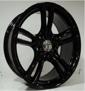 Powcan Bk 5183 8x18inç 5x120 et34 72.56 Shıney Black Machined Bmw Çelik Jant