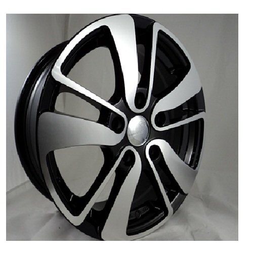 Megatork TORK 7458 6X15inç 5X114.3  Black Machined  Renault Replika Çelik jant