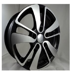 Megatork TORK 7458 6X15inç 5X114.3  Black Machined  Renault Replika Çelik jant