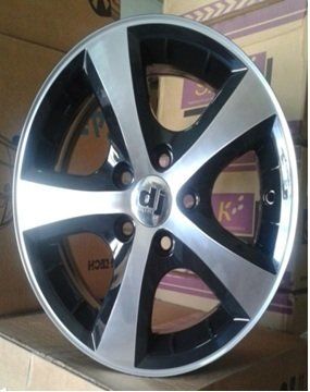 Dj DJ 508 6x14inç 4x100 et37 67.1 Black Diamond Çelik Jant