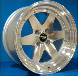 Megatork TORK 532 8x15inç 4x100 Silver Machined Çelik Jant