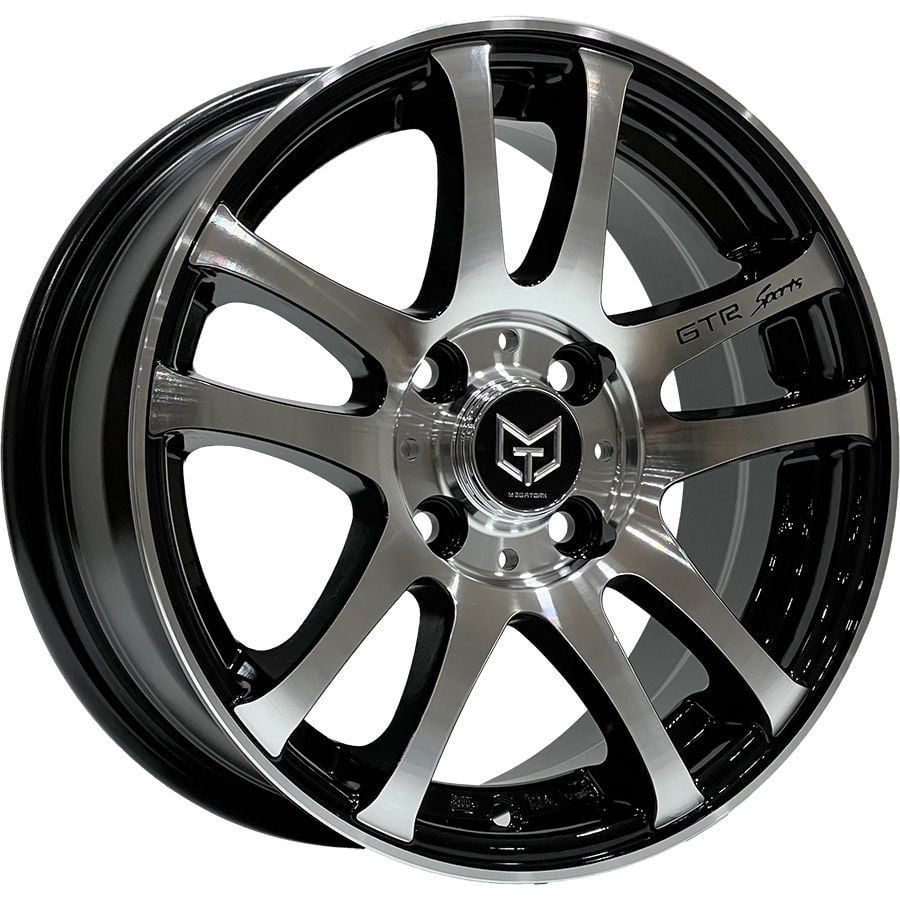 TORK-9806 6.5 X 15 İNÇ 4X100 ET35 73.1 BLACK MACHINED 1 TAKIM (4 adet) JANT SİPARİŞİ