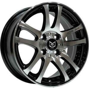 TORK-9806 6.5 X 15 İNÇ 4X100 ET35 73.1 BLACK MACHINED 1 TAKIM (4 adet) JANT SİPARİŞİ