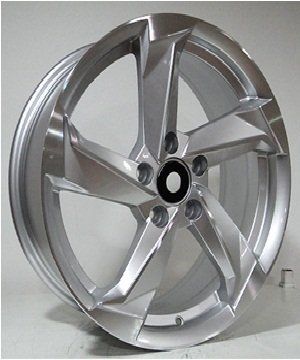 Powcan Bk 5185 8x18 inç 5x112 et45 66.45 Sılver Machined Audi Çelik Jant
