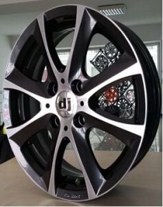 Dj DJ 535 5.5x14inç 4x100 et45 70.4 Sılver Diamond Çelik Jant