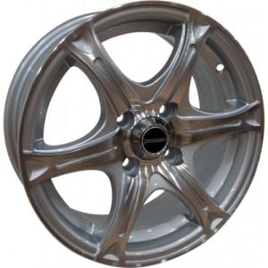 Powcan BK 262 6x14inç 4x100 Silver Machined