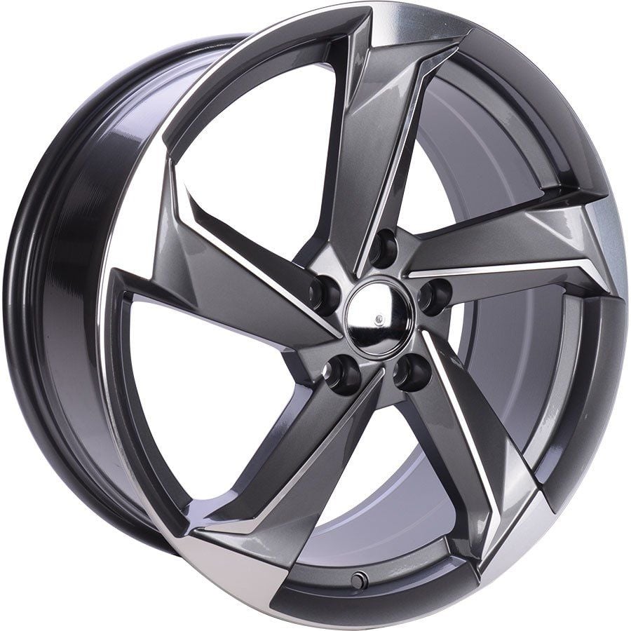 Powcan Bk 5185 8x18 inç 5x112 et45 66.45 Gun Machined Audi Çelik Jant