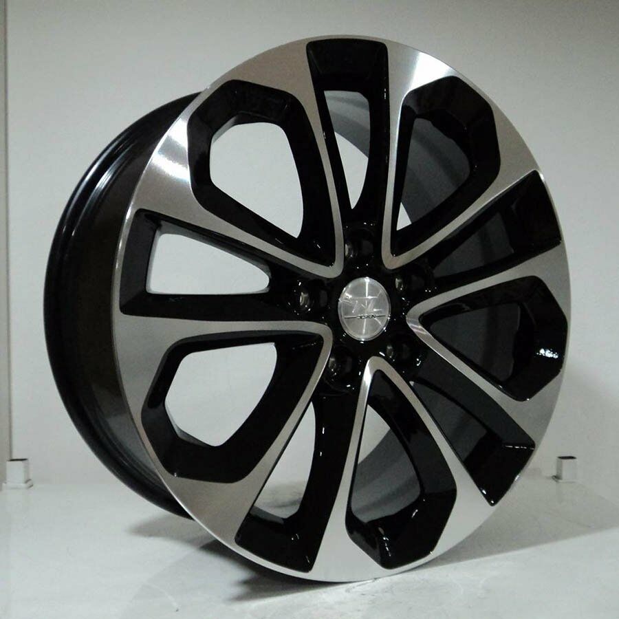 TL-5662 8x18 inç 5x114.3 ET55 64.1 Black Machined  REPLİKA Çelik Jant