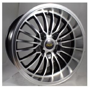 Slk SLK 1461 7x14inç 4x100 Black Machined Çelik Jant