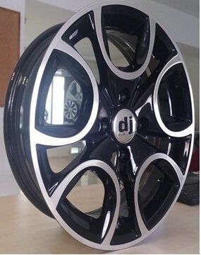 Dj DJ 560 6.5x15inç 5x100 et38 57.1 Black Diamond Çelik Jant