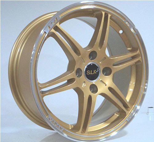 Slk SLK 9010 6.5x15inç 4x100 GOLD MACHINED ÇELİK JANT