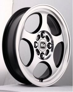 Kormetal KM 234 6X14inç 4X98 Silver Machined Çelik Jant