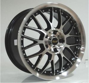 Slk SLK 9015 6x14inç 4x100 Black Machined Çelik Jant