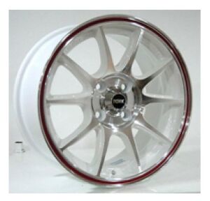 Megatork TORK 3701 7x15inç 4x100 WHITE MACHINED + RED