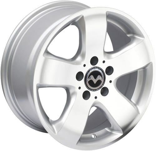 Megatim TIM 343 6.5x15inç 5x130 Silver Machined Çelik Jant