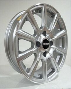 Powcan BK 364 6x14inç 4x100 SILVER MACHINED