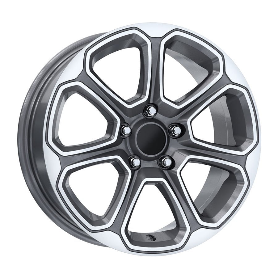 DY 1526 6.5X16İNÇ 5X108 ET40 63.4 GUN METAL DİAMOND ÇELİK JANT