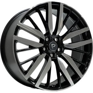 BK 5489 9.5X22İNÇ  5X120 ET48 72.6 BLACK MACHINED XL ÇELİK JANT