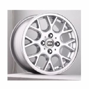 Kormetal KM 294 6x14inç 4x100 Silver + Black Machined Çelik Jant