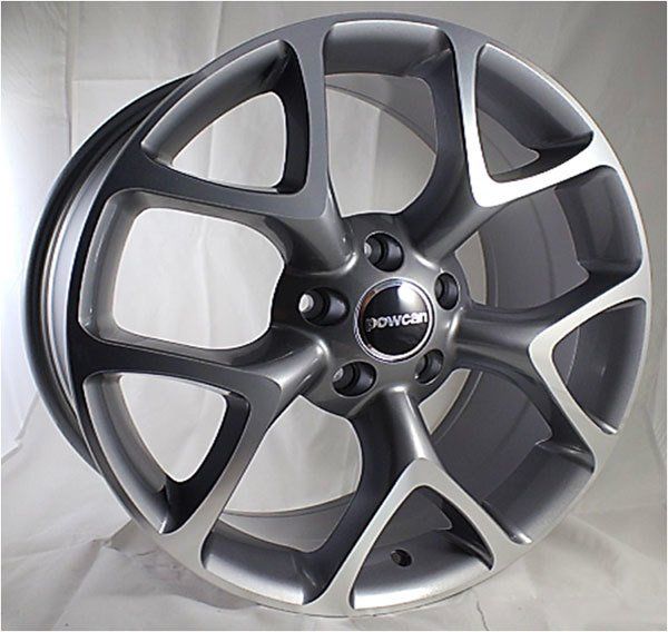 Powcan BK 518 8x18inç 5x108 Gun Machined Çelik Jant