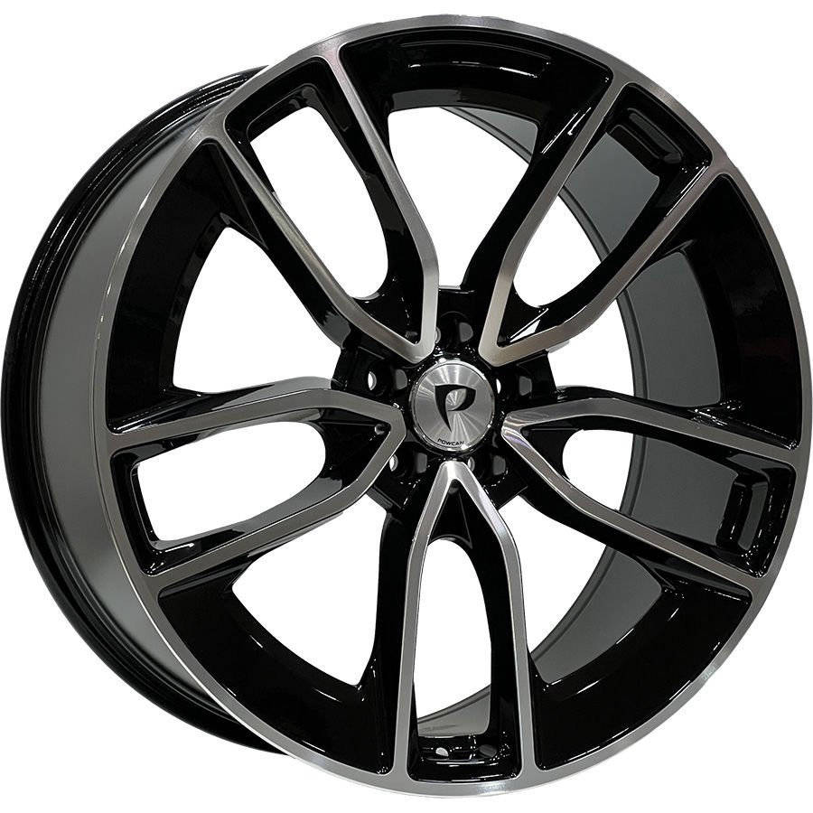 BK 5949 10X22İNÇ  5X112 ET45 66.56 BLACK MACHINED XL ÇELİK JANT