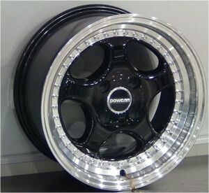 Powcan BK 660 8x15inç 4x100 BLACK LIP MACHINED ÇELİK JANT