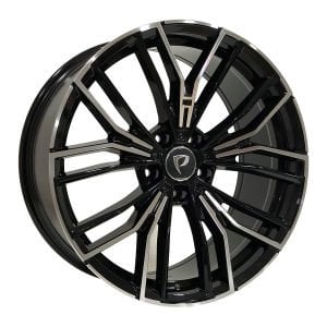 BK 5964 9X20İNÇ  5X112 ET40 66.6 BLACK MACHINED XL ÇELİK JANT