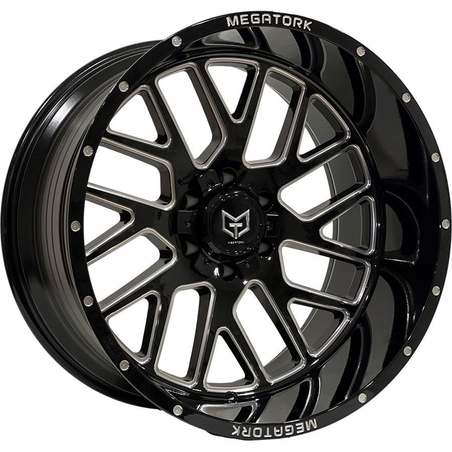 TORK 9337 12X22İNÇ  6X139.7 ET-51 110 BLACK MILLING ÇELİK JANT