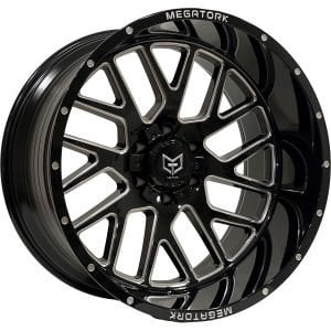 TORK 9337 12X22İNÇ  6X139.7 ET-51 110 BLACK MILLING ÇELİK JANT