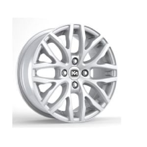 Kormetal KM 464 6x14inç 4x100 Silver + Black Machıned Çelik Jant