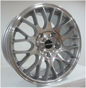 Powcan BK 516 6.5x15inç 4x108 SILVER MACHINED ÇELİK JANT