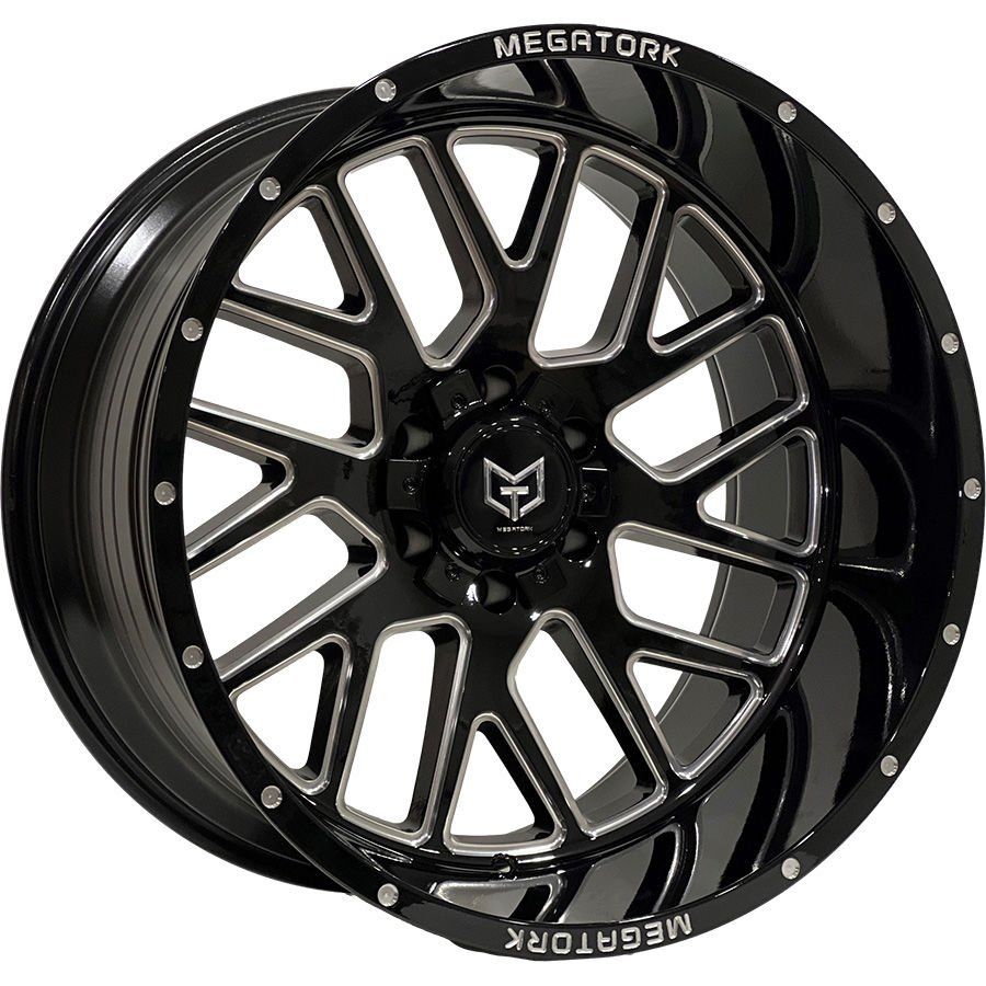TORK 9337 12X22İNÇ  6X114.3 ET-51 66.1 BLACK MILLING ÇELİK JANT