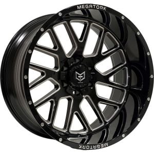 TORK 9337 12X22İNÇ  6X114.3 ET-51 66.1 BLACK MILLING ÇELİK JANT