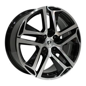 BK 5516 7X16İNÇ  4X108 ET28 65.1 BLACK MACHINED XL ÇELİK JANT