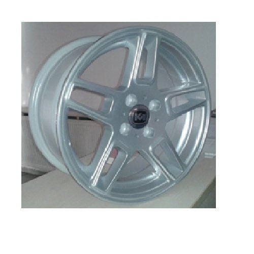 Kormetal KM 485 6.5x15inç 4x108 Silver + Black Diamond  Machined Çelik Jant