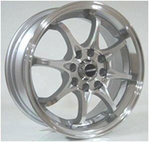 Powcan BK 578 5.5x14inç 4x100/108 Silver Machined Çelik Jant