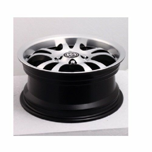 Kormetal KM 275 6.5x15inç 4x100 Black Diamond Çelik Jant