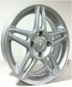 SLK Slk 1684 6x14 inç 4x108 et38 63.3 Sılver Machined Ford Çelik Jant
