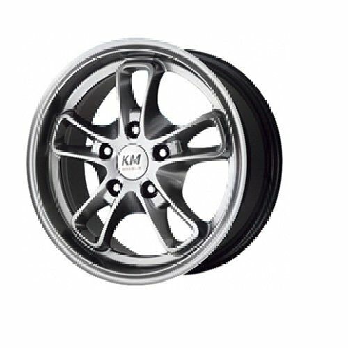 Kormetal KM 915 6.5x15inç 5x112 Black Diamond Çelik Jant