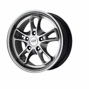 Kormetal KM 915 6.5x15inç 5x112 Black Diamond Çelik Jant