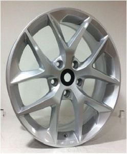 Slk 1689 7x17 inç 5x112 et45 57.1 Sılver Machined  Çelik Jant