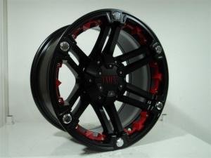 SRW 6099 8x16inç 6x139.7 et10 110 MAT BLACK  Machined  REPLİKA Çelik Jant 1 TAKIM (4 adet) JANT SİPARİŞİ