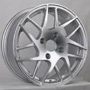 Slk SLK 2013 6x14inç 4x100 et35 73.1 Silver Machined Çelik Jant