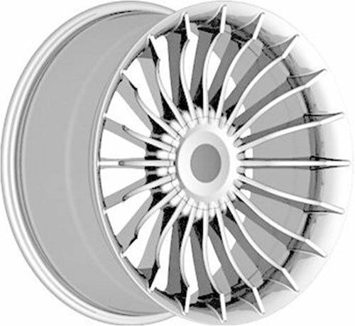 Powcan BK 273 8.5x20inç 5x120 Hyper Sılver Replika Çelik Jant