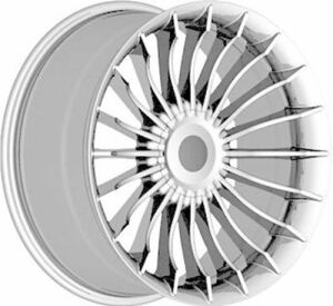 Powcan BK 273 8.5x20inç 5x120 Hyper Sılver Replika Çelik Jant